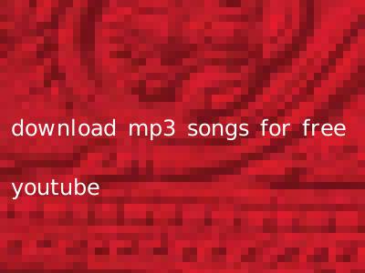 download mp3 songs for free youtube