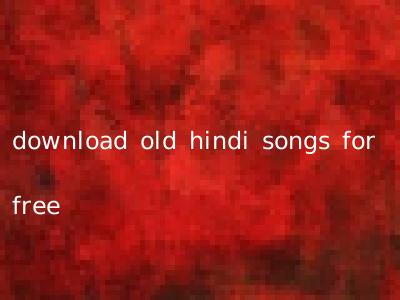download old hindi songs for free