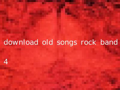 download old songs rock band 4