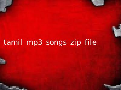 tamil mp3 songs zip file