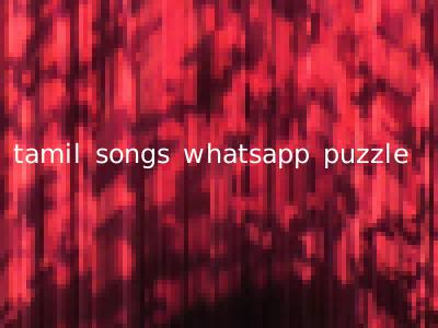 tamil songs whatsapp puzzle